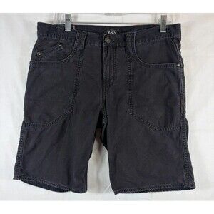 Rock & Republic Shorts Cargo Riveted Baggy Black Men’s Size 32 Summer Y2K Casual